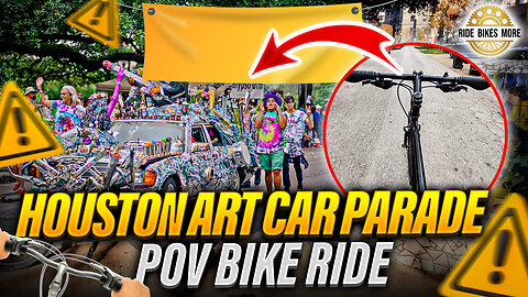 Riding to the Houston Art Car Parade: An Epic POV Bike Adventure on the City's Scenic Trails & More