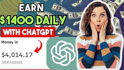 Generate $1400 Per Day In Passive Income With ChatGPT | Make Money Online With AI