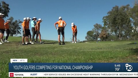Youth golfers hoping to win the PGA Junior League Championship