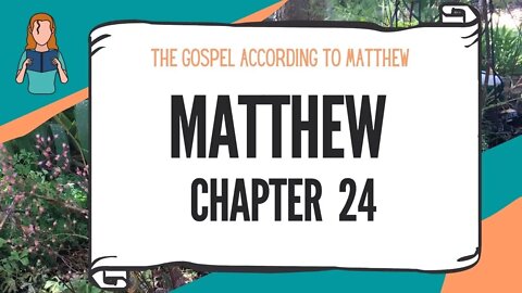 Matthew Chapter 24 | NRSV Bible - Read Aloud