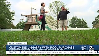 Customers unhappy with online pool dealer after waiting months for delivery