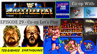 WWF Wrestlefest - Arcade Let's Play - Ted Dibiase and Earthquake - Main Event Playthrough |