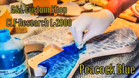 G&L Custom Shop CLF Research L•2000 in Peacock Blue