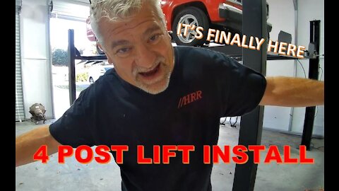 HOW TO INSTALL A 4 POST LIFT IN 9 MIN.