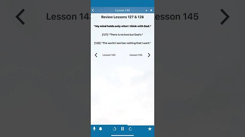 Lesson 144 Review 4 A Course in Miracles Review Lesson 127 & 128