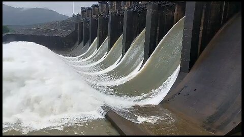 Kadra dam || 5 gate open