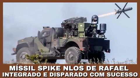 Rafael's SPIKE NLOS Missile Integrated and Successfully Fired At JTLV-Lockheed Martin-(JLTV).