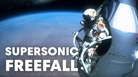 Epic Supersonic Freefall: Witness the Jaw-Dropping World Record Space Jump 🚀🪂