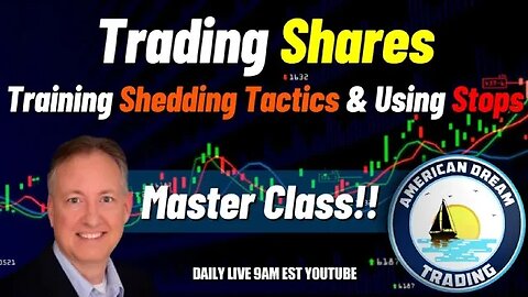 Navigating The Market - Trading Shares With Shedding Tactics & Strategic Stops In The Stock Market