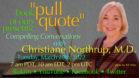 Don't Miss Our Livestream Conversation with Christiane Northrup, M.D.