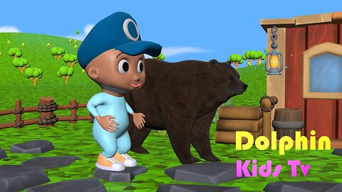 The Bear Went Over the Mountain | Nursery Rhymes & Kids Songs | Dolphin Kids Tv