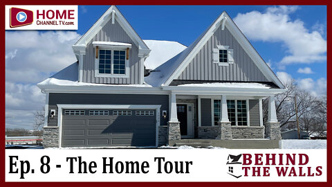 Episode 8 - Final House Tour - New Decorated Model Home from Airhart Construction in St. Charles