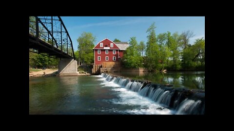 Explore Arkansas on a motorcycle- War Eagle Mill