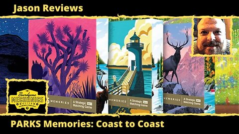 Jason's Board Game Diagnostics of Parks Memories: Coast to Coast
