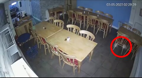 Ghost Caught on Cafe CCTV, trying to debunk