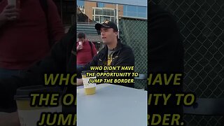 Jumping The Border Is NOT Immigration