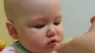 Baby's priceless reaction to tasting a lemon