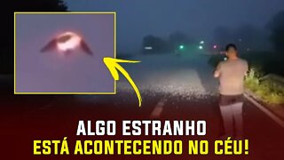 Algo estranho está acontecendo no céu - UFO OVNI