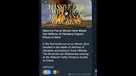 News Shorts: Massive Fire Kills Chickens