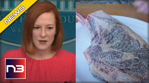 Jen Psaki Ignores Biden’s Inflation Failures And Tries To Blame High Meat Prices on Big Meat