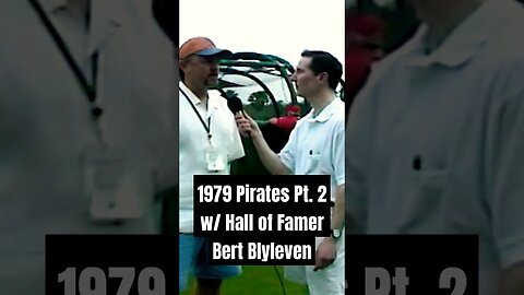 1979 Pirates w/ Hall of Famer - Bert Blyleven #shorts