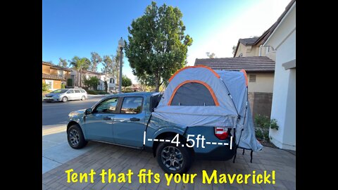 Truck Bed Tent That Fits The Ford Maverick! Xportion Truck Bed Tent.