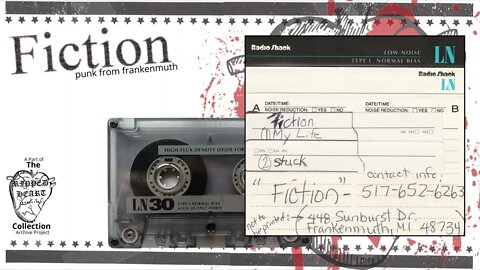 Fiction 💿 Demo Tape. Frankenmuth, Michigan Punk