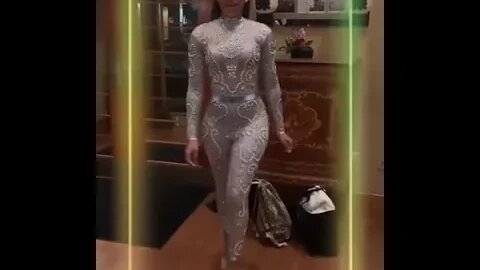 Elegant Pearls Long Sleeves Jumpsuit Sexy Elatic Women Singer Outfit Birthday Celebrate Evening Part