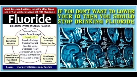 If You Don't Want To Lower Your IQ Then You Should Stop Drinking Fluoride