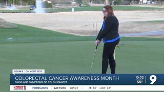 Colon cancer survivor encourages people to get tested