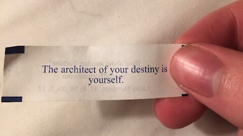 My fortune cookie fortune! 🥠