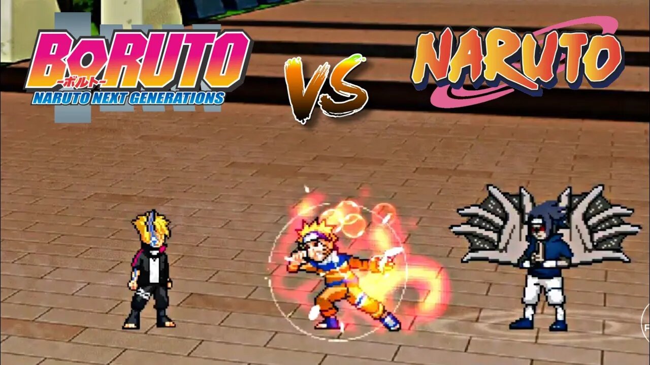 Borushiki VS Naruto Classic 1 Tail Kyuubi e Sasuke Classic CS2 - Anime War  | Mugen