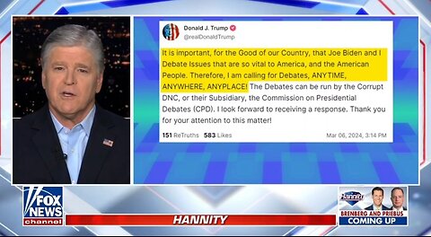 Hannity: This Is What's At Stake On November 5th