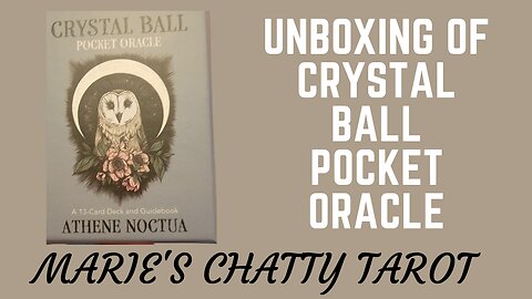 Unboxing Crystal Ball Pocket Oracle