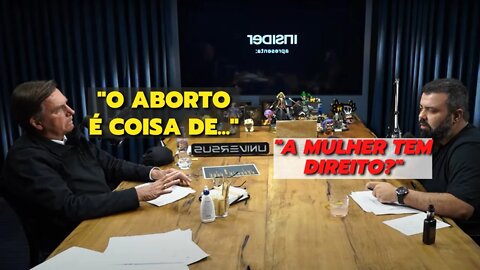 ABORTO | Bolsonaro fala sobre aborto | Se o Lula ganhar ele vai permitir tudo | Flow Podcast