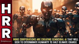 WOKE corps are creating genocidal AI that will seek to exterminate humanity to halt climate change