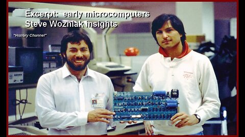 Computer History: Steven Wozniak Talks about Microprocessors, Apple and 6502 (early excerpt)