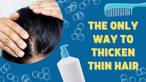Thick hair | Ways to thicken thin hair #beauty_grooming #hair_care #thick_hair