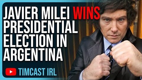 JAVIER MILEI WINS PRESIDENTIAL ELECTION IN ARGENTINA, THE WOKE LEFT PANICS & MELTS DOWN