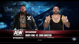 AEW Continental Classic Tournament Blue League Brody King vs Eddie Kingston
