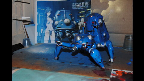 Ghost In The Shell Tachikoma Walking Tank 3D print and painting - 3 min short