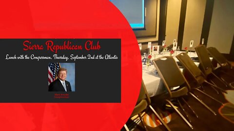 Tribute to Fallen US Service Members - Congressman Amodei - September Sierra Republican Club Lunch