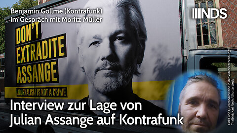 Interview zur Lage von Julian Assange auf Kontrafunk | Benjamin Gollme im Gespräch mit Moritz Müller