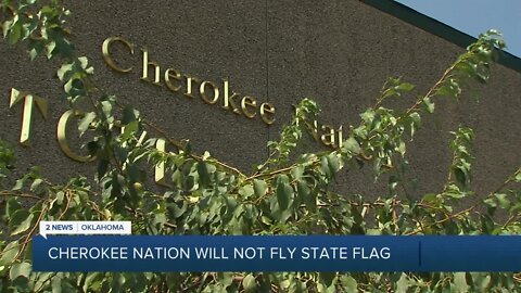 Cherokee Nation cuts back on flying Oklahoma state flag