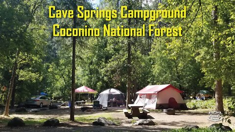 360 Video Tour of Cave Springs Campground in Oak Creek Canyon Coconino National Forest - Sedona AZ