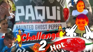 Paqui Haunted Ghost Pepper Chip Challenge with my nephews