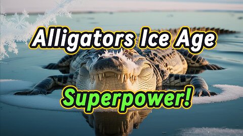 Alligators Ice Age Superpower: Surviving the Freeze