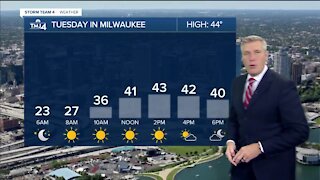 Tuesday to be windy and cold, but sunny