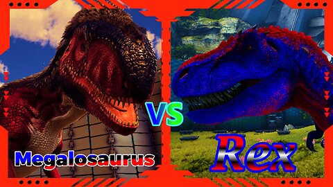 Megalosaurus Vs Rex\Spino\Carno | Ark Survival Evolved | Ark Battles | Ark Gameplay