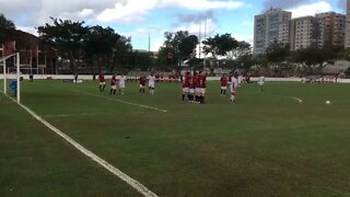 Jogo do Penta do Flamengo - Golaço de Falta